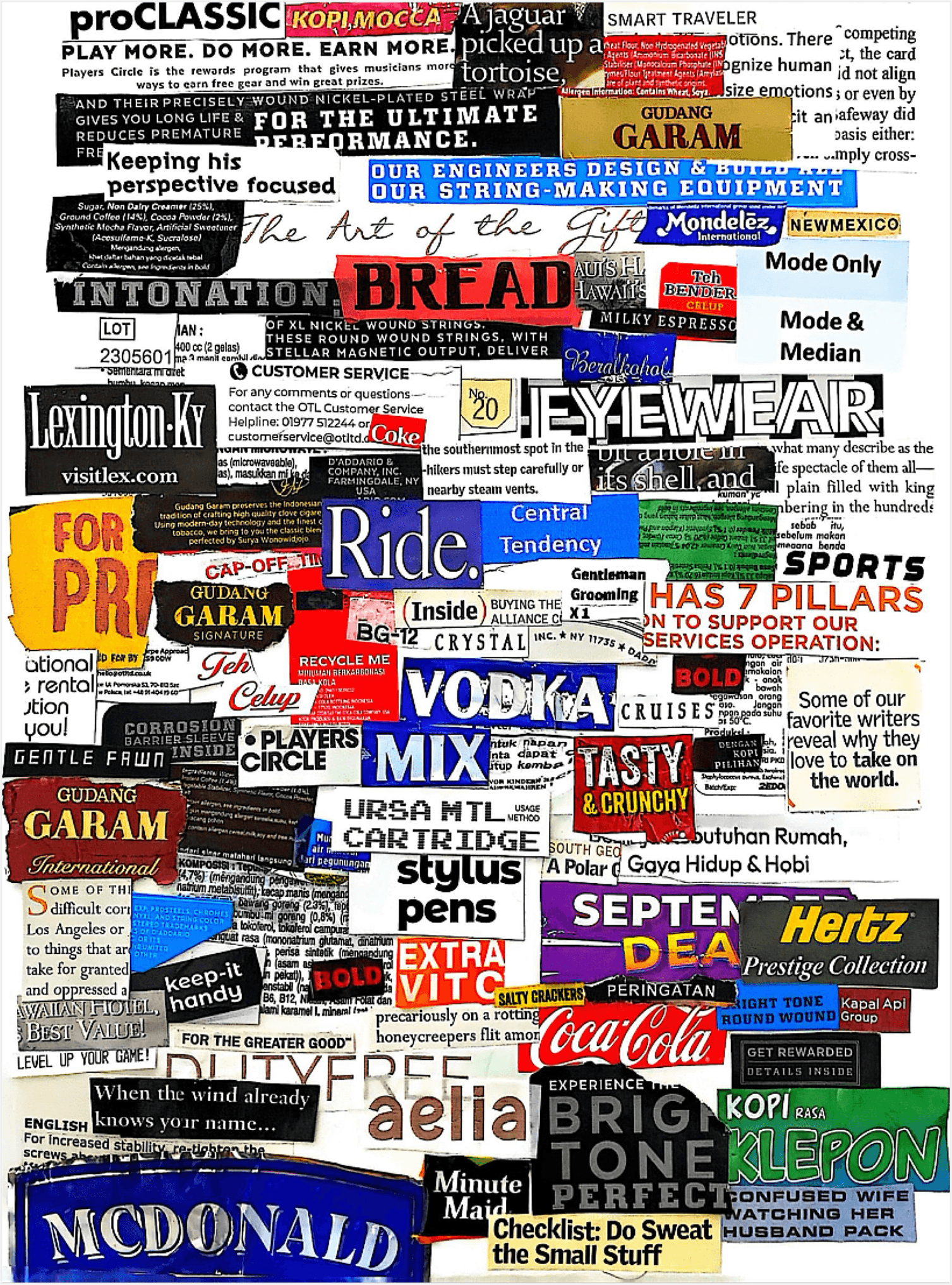 Collage Typography