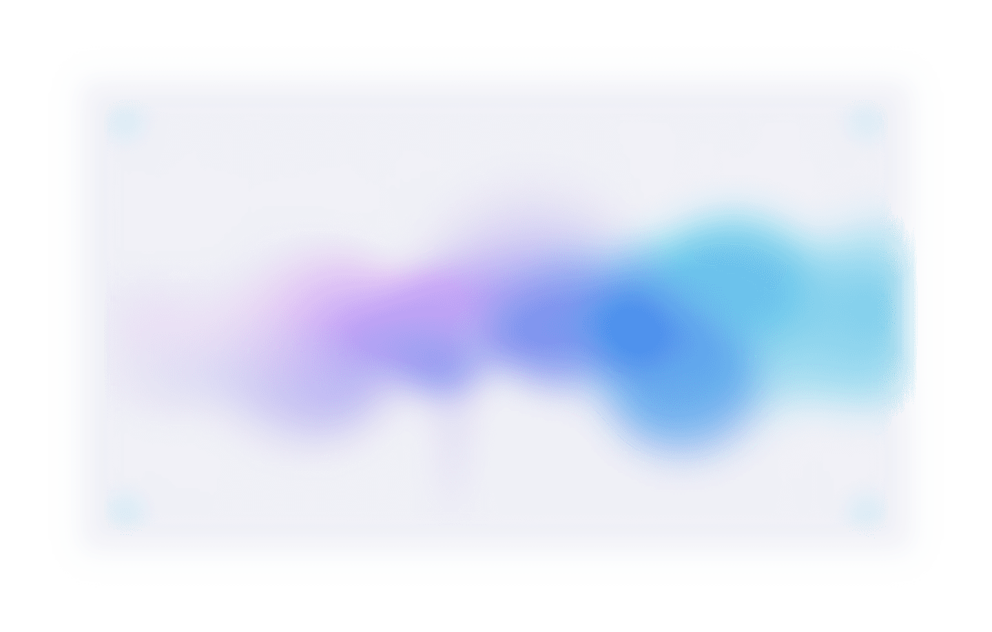 Graphic element with blue to violet gradient shape