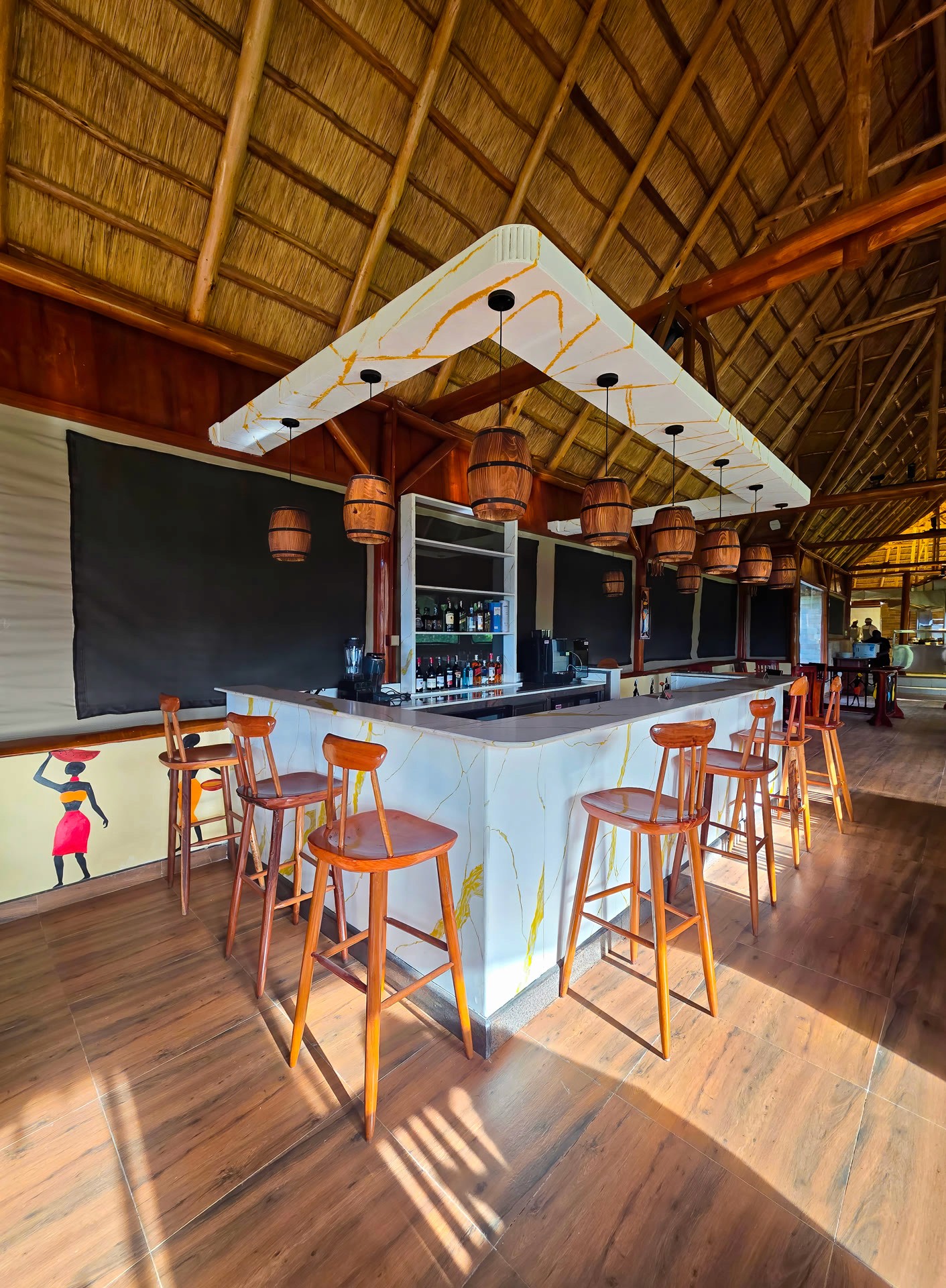 Lilita Keper open kitchen and dining area