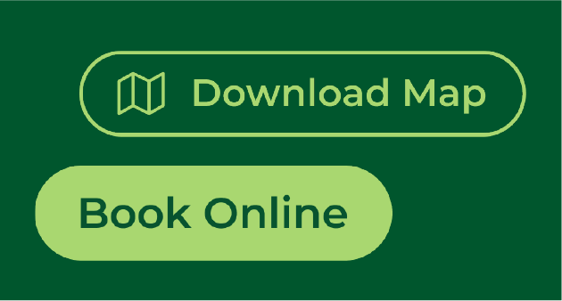 The main call to action buttons - download map; book online.