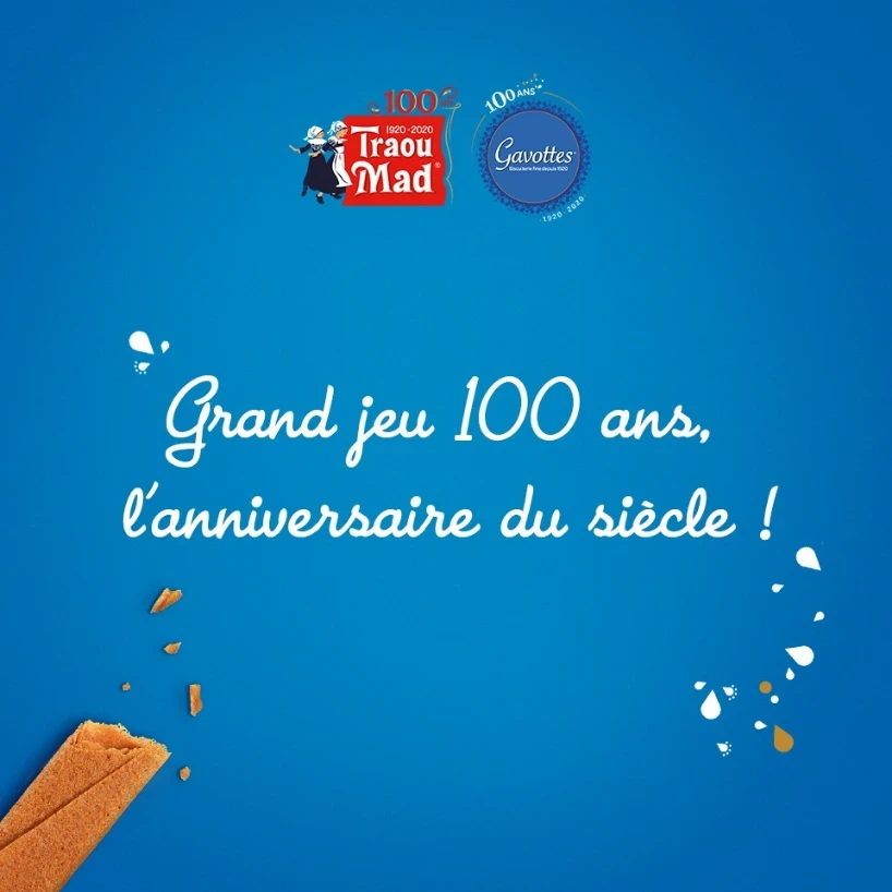 Image publicitaire pour le "Grand jeu 100 ans l'anniversaire du siècle"