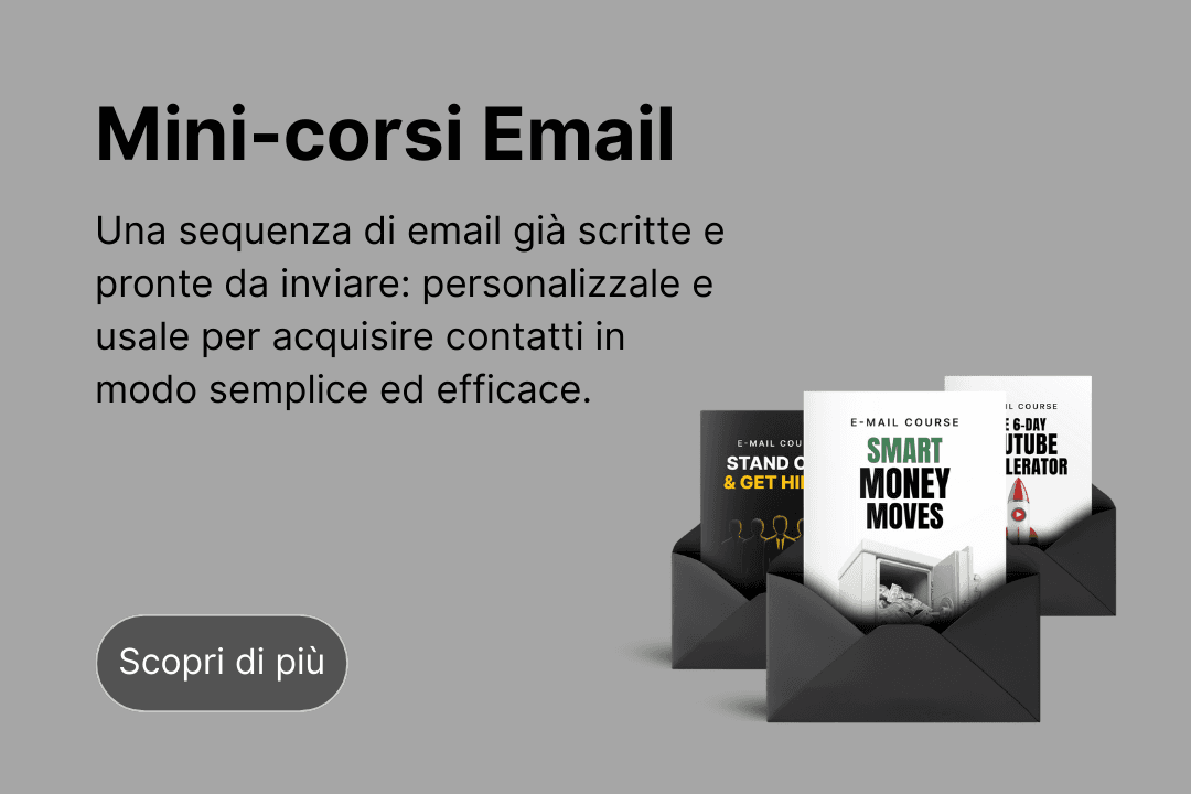 Mini-corsi Email | Entmynd