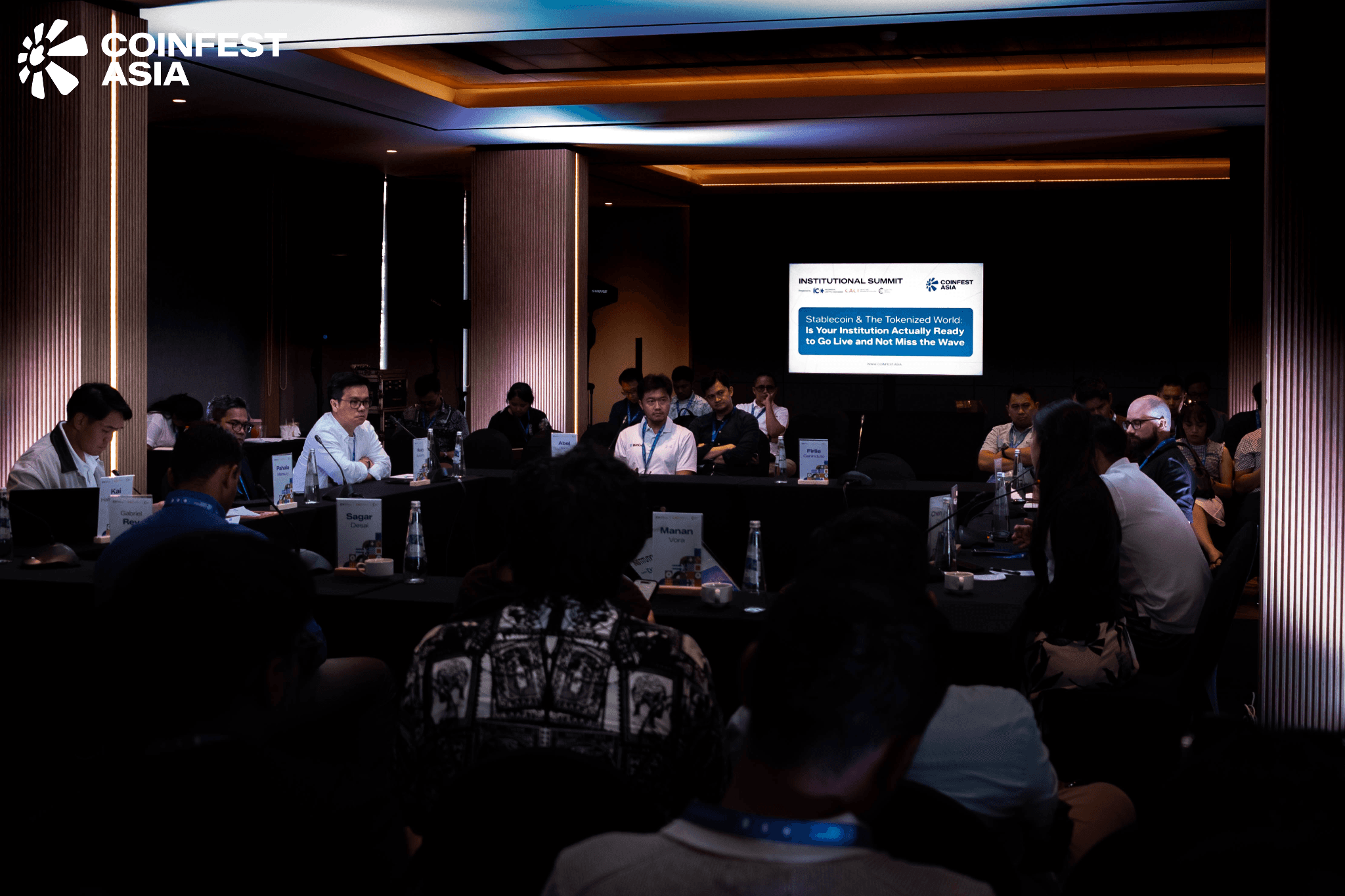 Regulators, financial institutions, and digital asset industry players at the Institutional Summit during Coinfest Asia 2026.