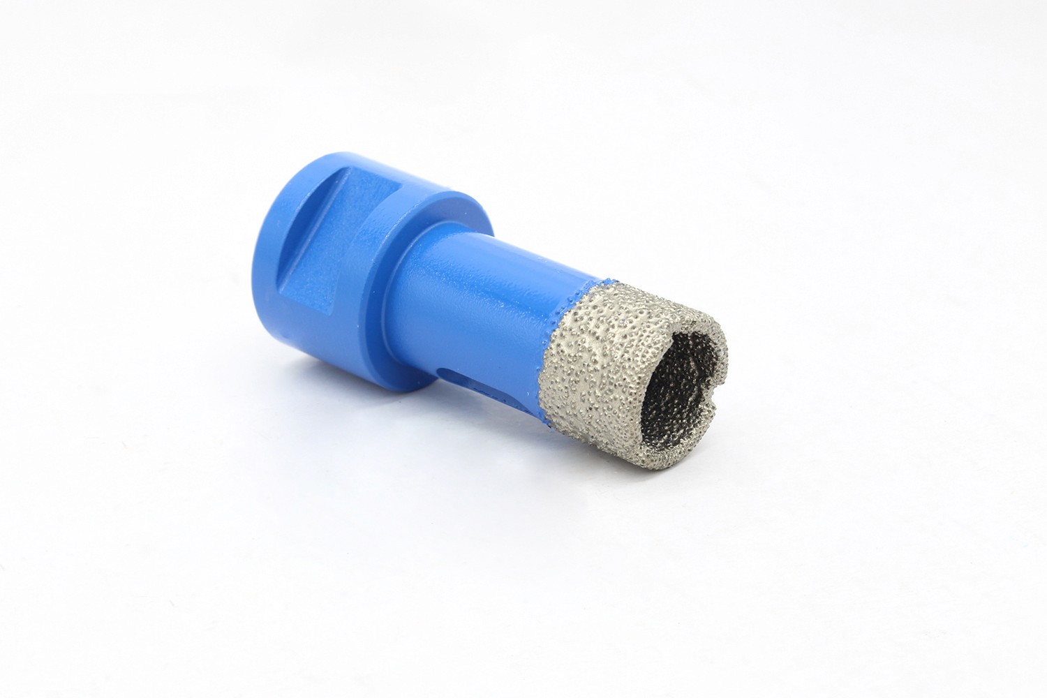 Single stone dry/wet core bit with a focus on its segment and cylindrical design.