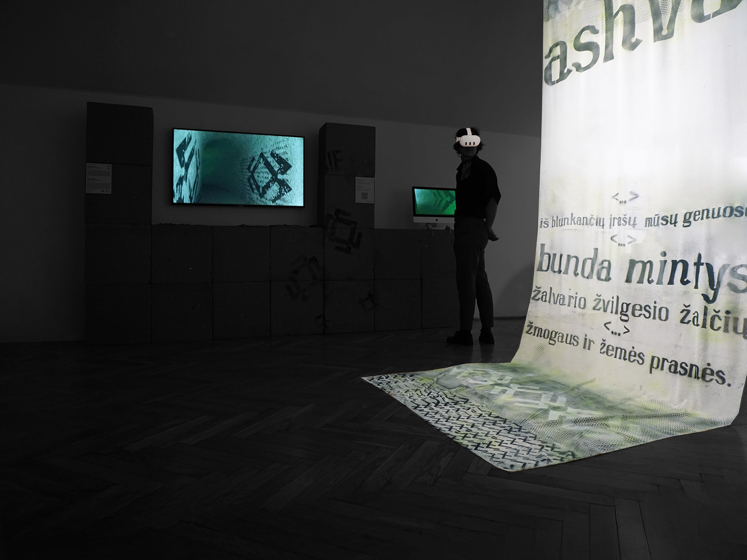 Installation in the gallery