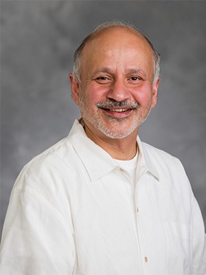 Headshot of Gautam Kaul. He looks at the camera and wears a white shirt. 