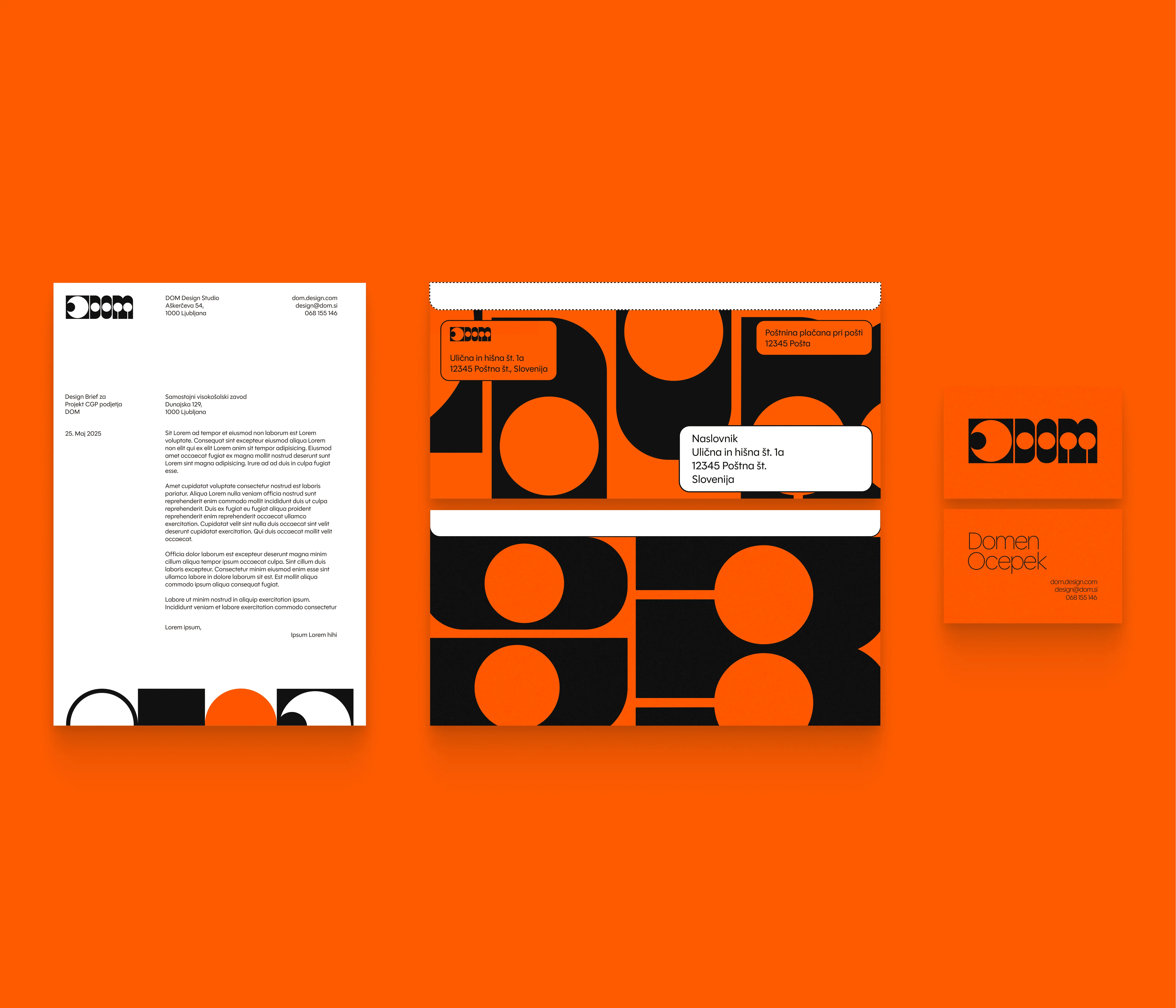 Editorial magazine design standing upright with oversized typography and clean layout