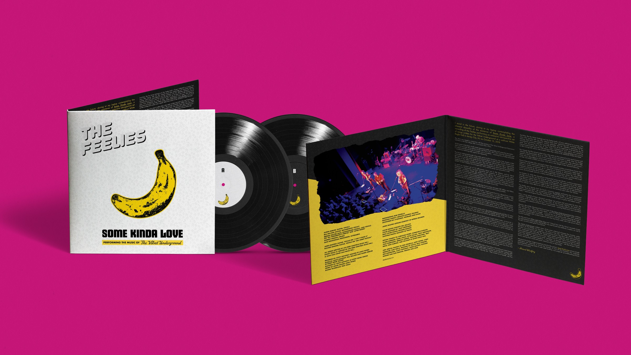 The Feelies "Some Kinda Love" Gatefold LP Design