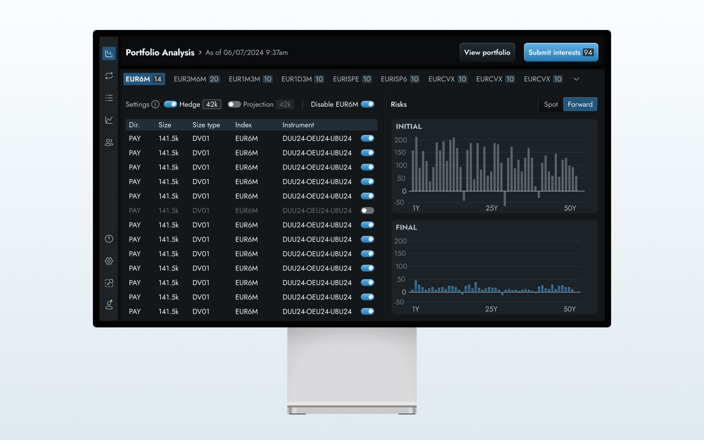 Picture of an open laptop showing the landing page for a company called "The Good Fit"