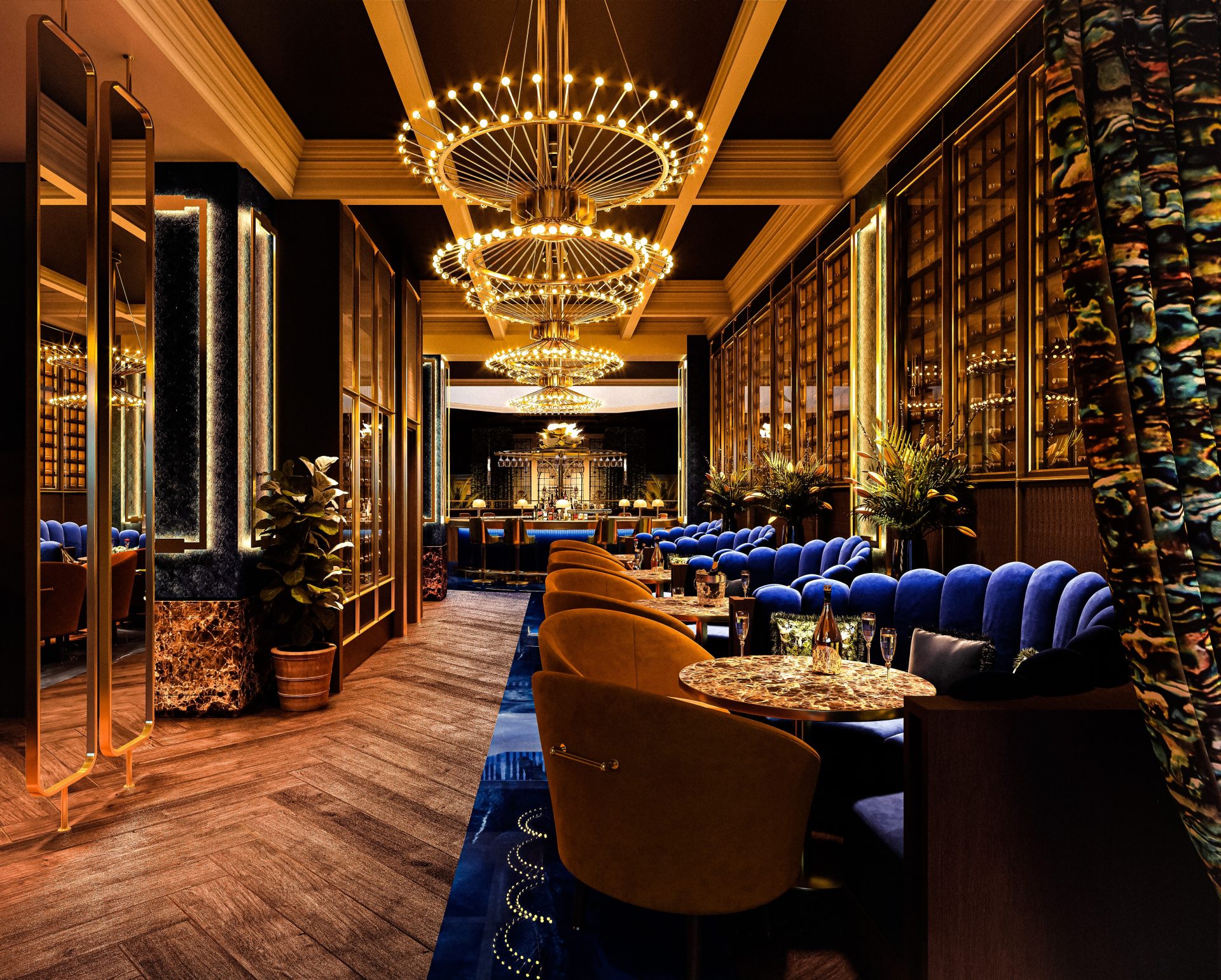 A black female model