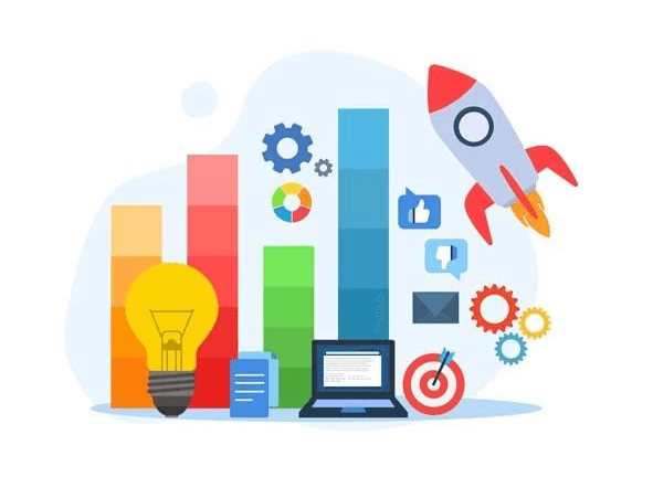 Marketing strategies for tech startups in action.