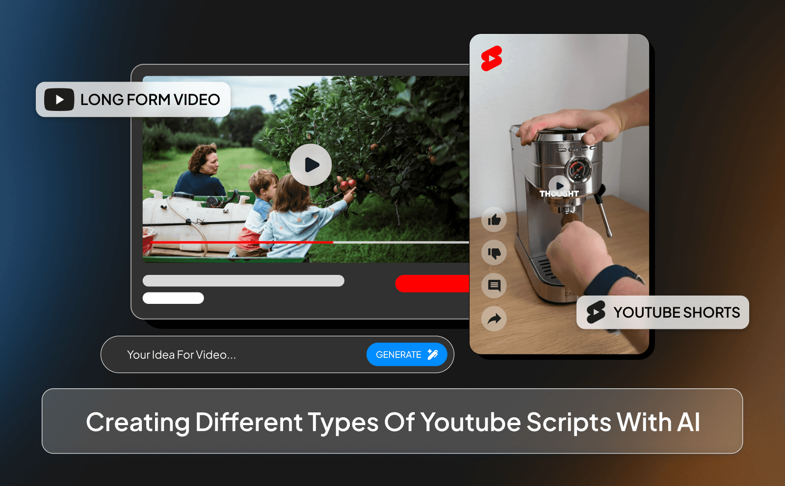 Creating different types of Youtube scripts with AI
