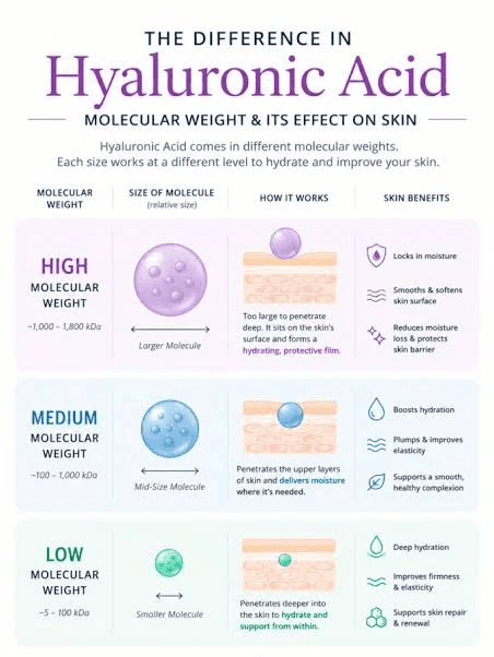What Does Molecular Weight Mean in Hyaluronic Acid?