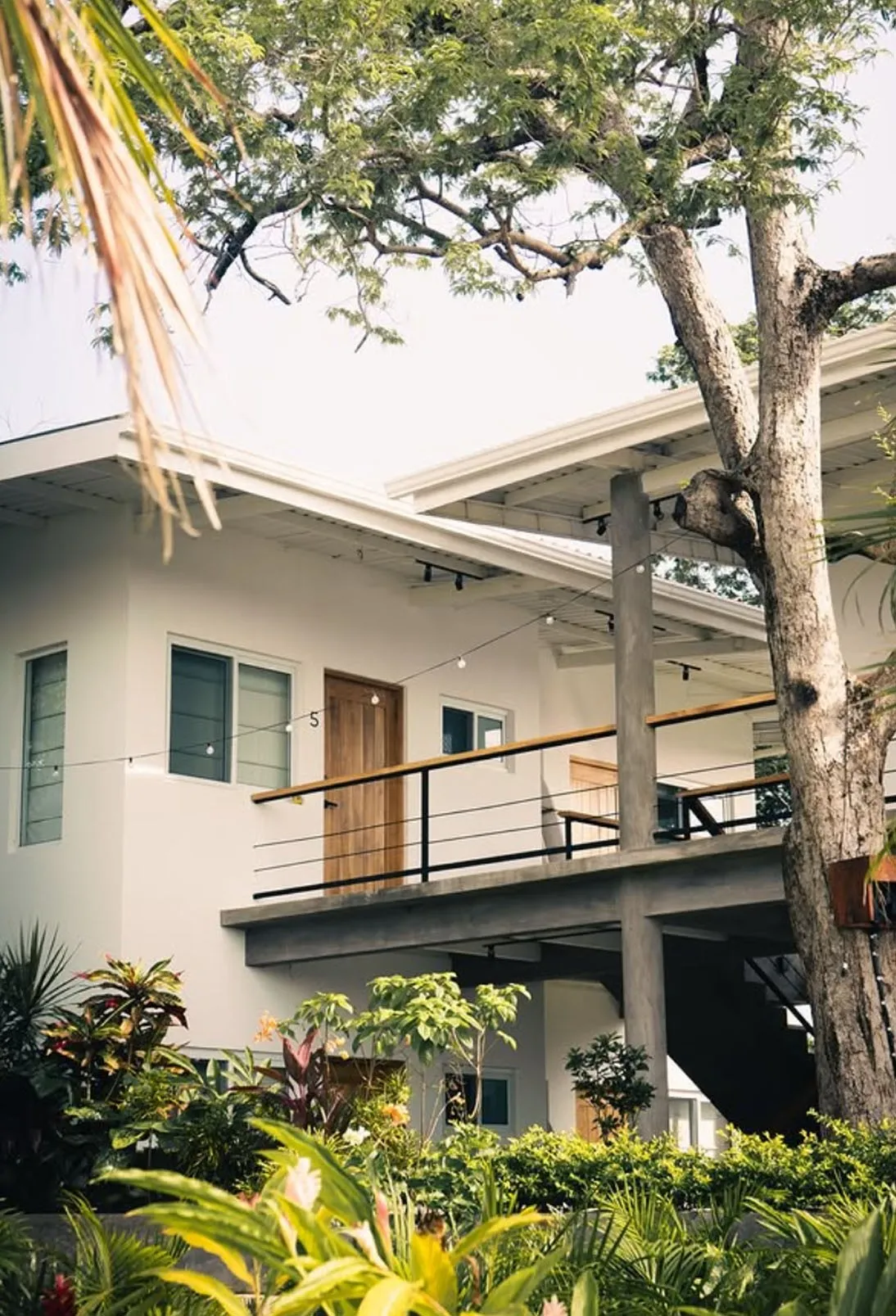Waves and Wifi surf lodge by Costa Architecture, Popoyo Nicaragua — exterior facade