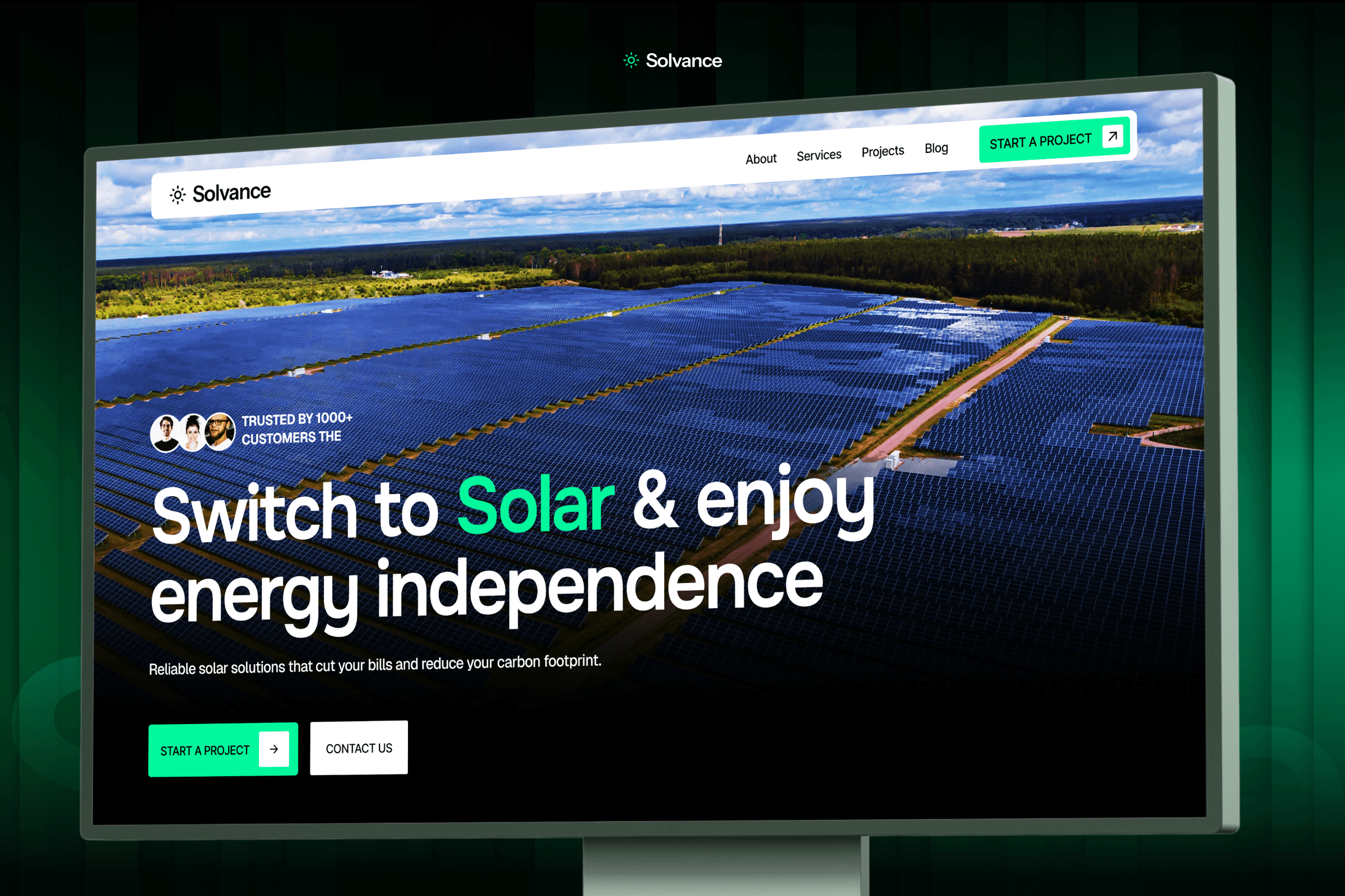 Solvance Framer Template Banner