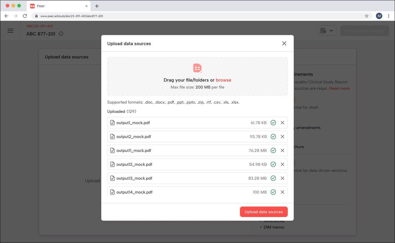Peer AI Editor Interface