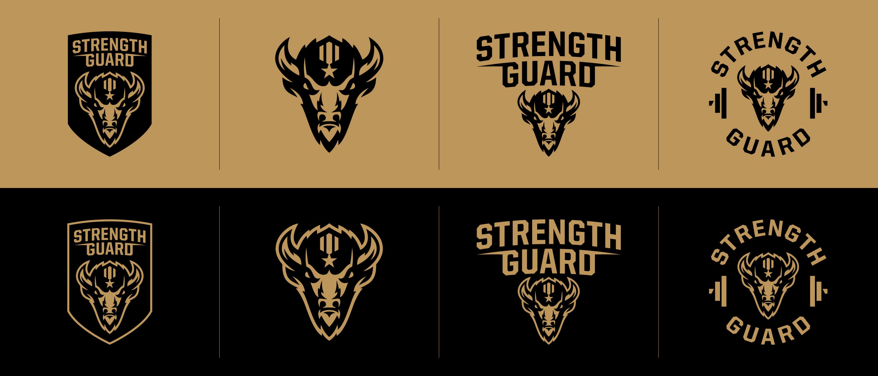 Strength Guard primary + secondary color palette.