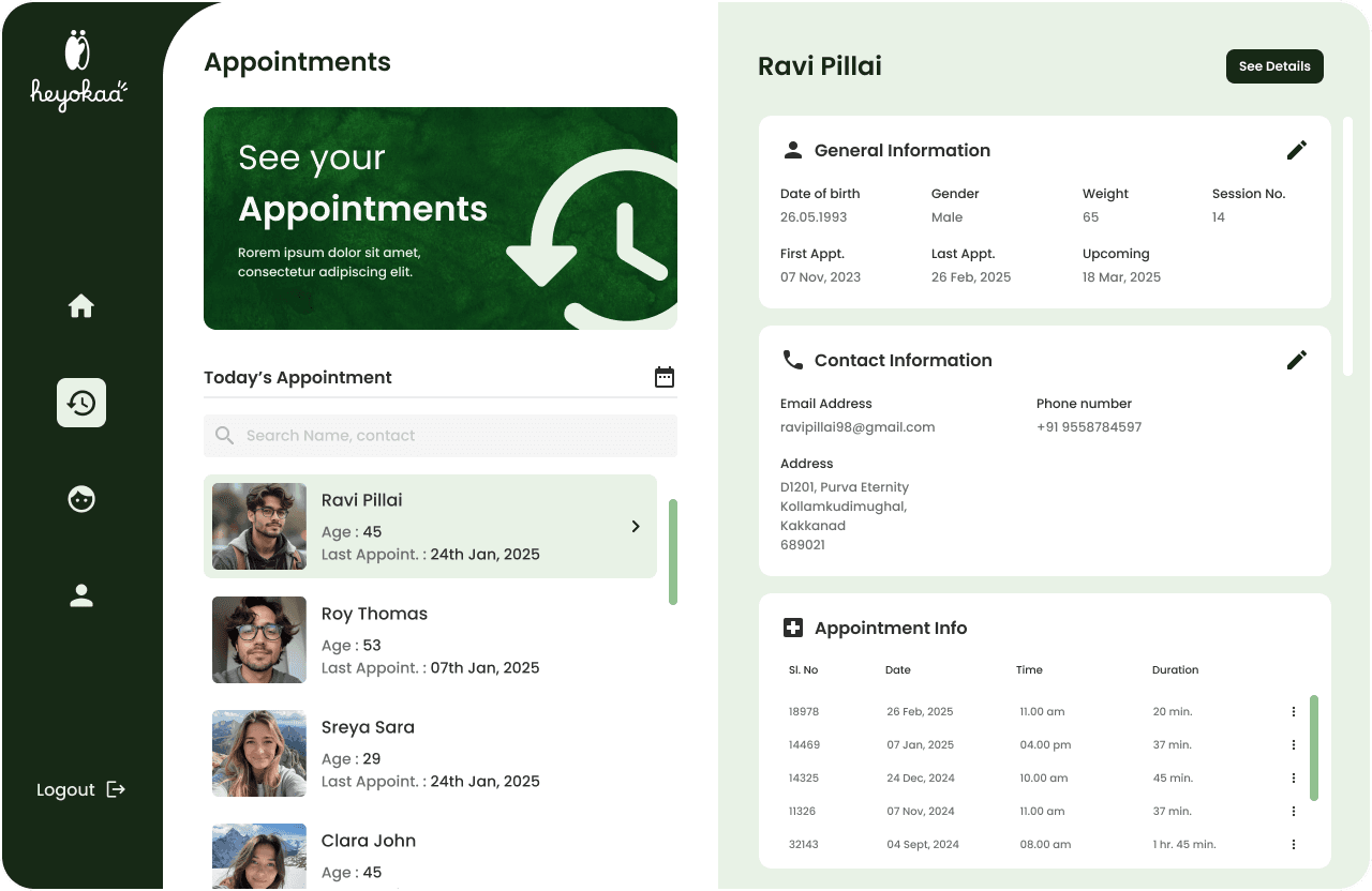 Drospecta's dashboard