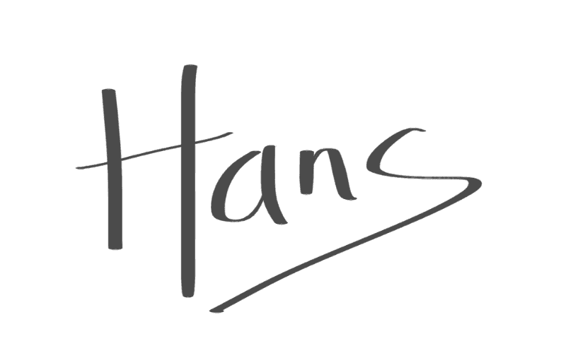 Handtekening Hans
