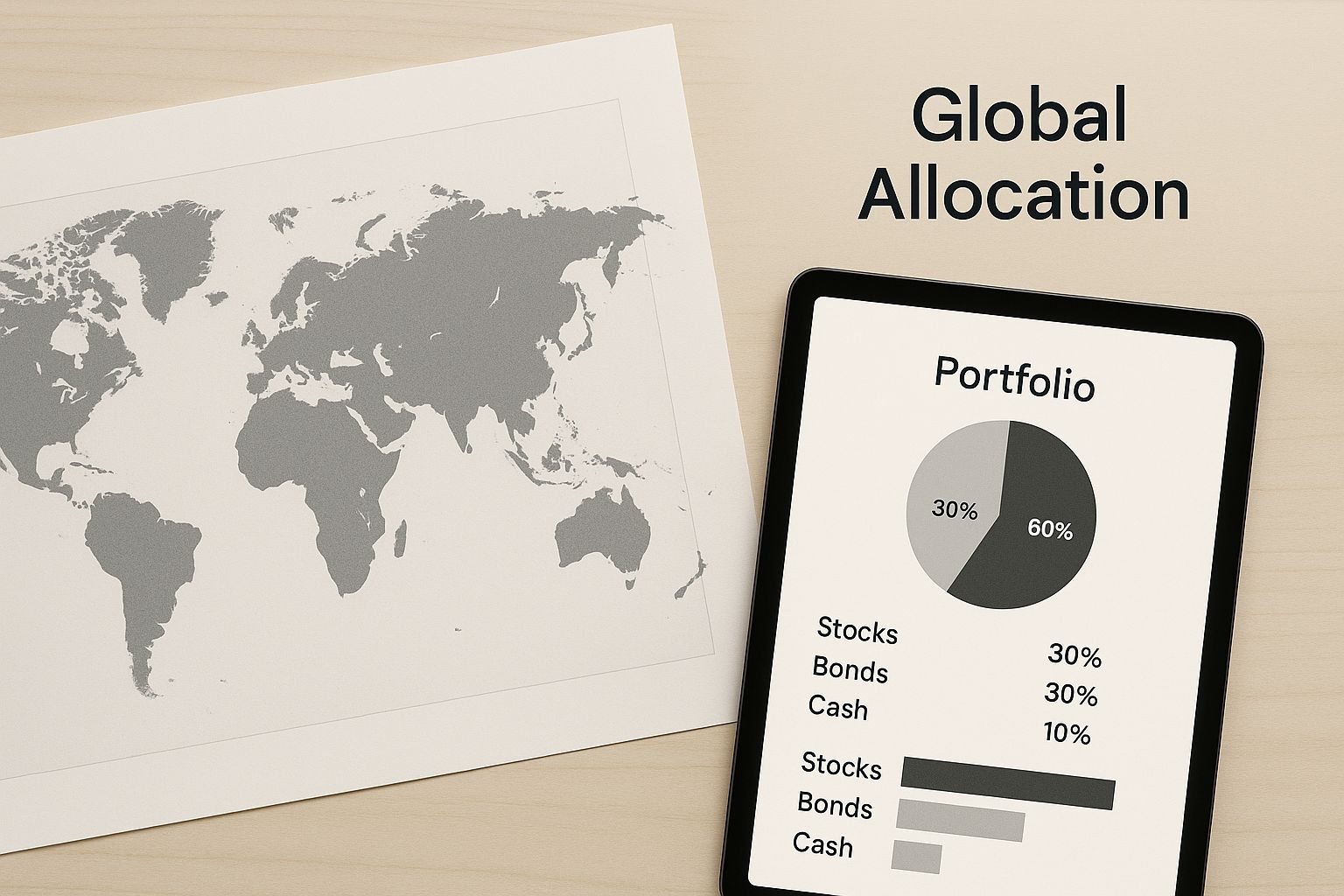 Infographic about how to diversify investment portfolio