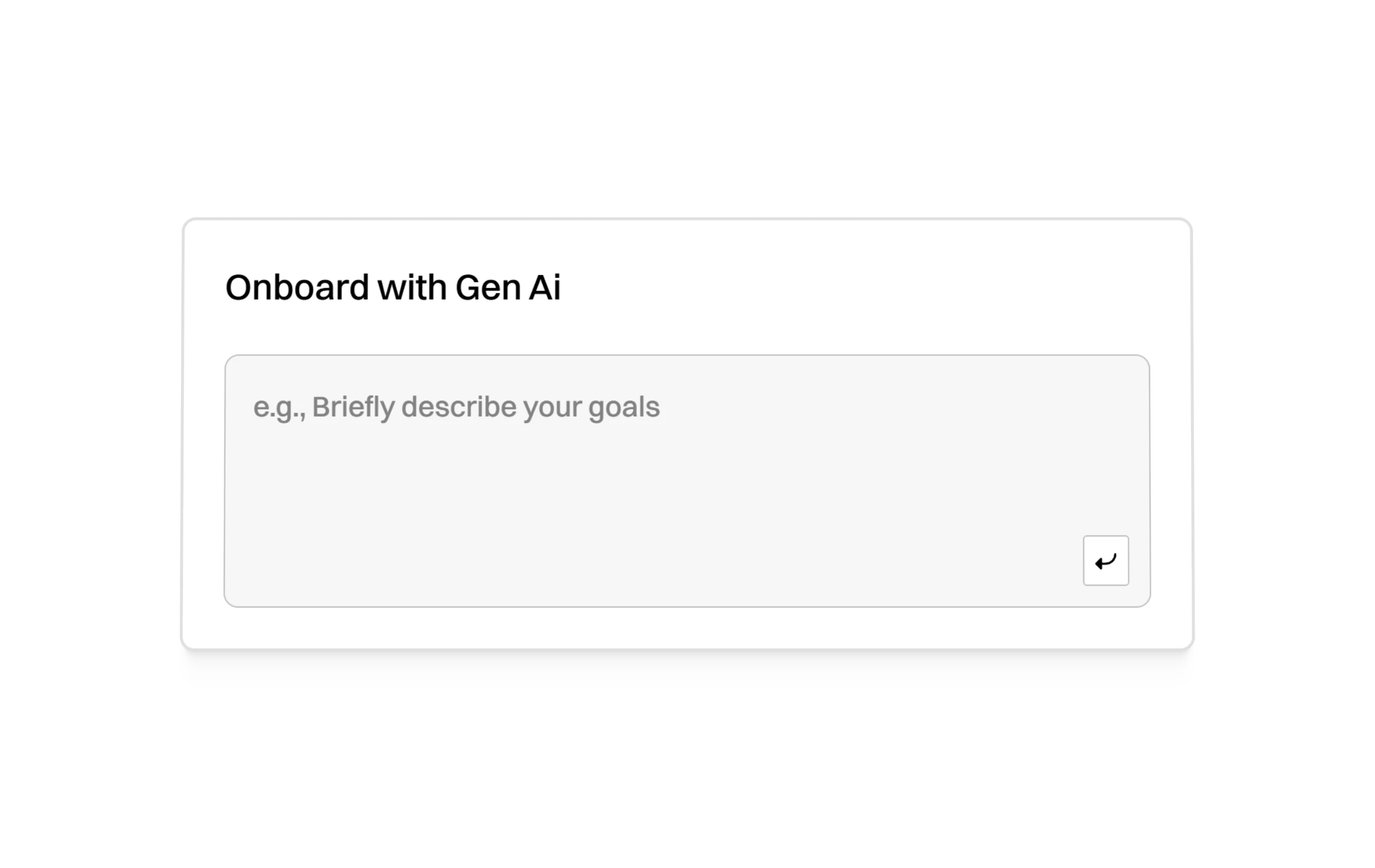 AI-Driven Strategy Product Widget
