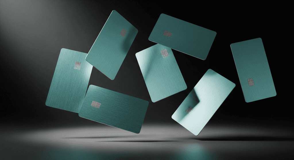 Abstract blue wavy lines with dramatic lighting