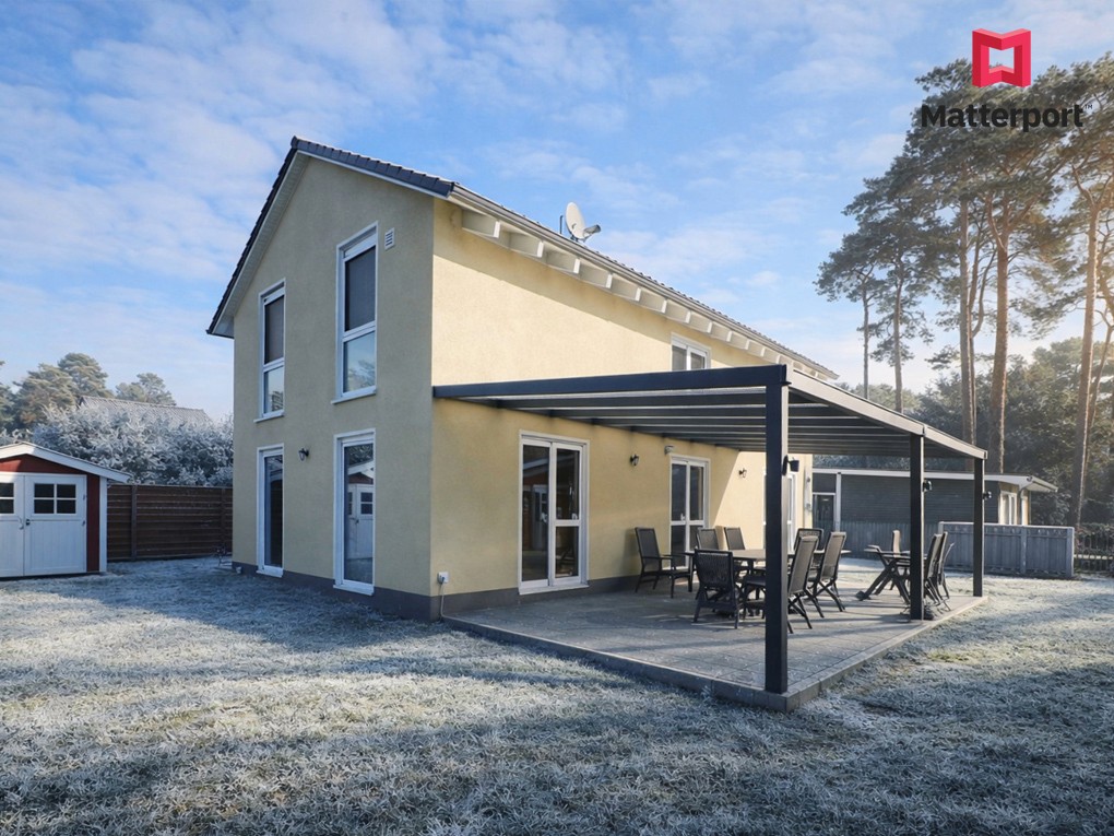 modern house with big windows