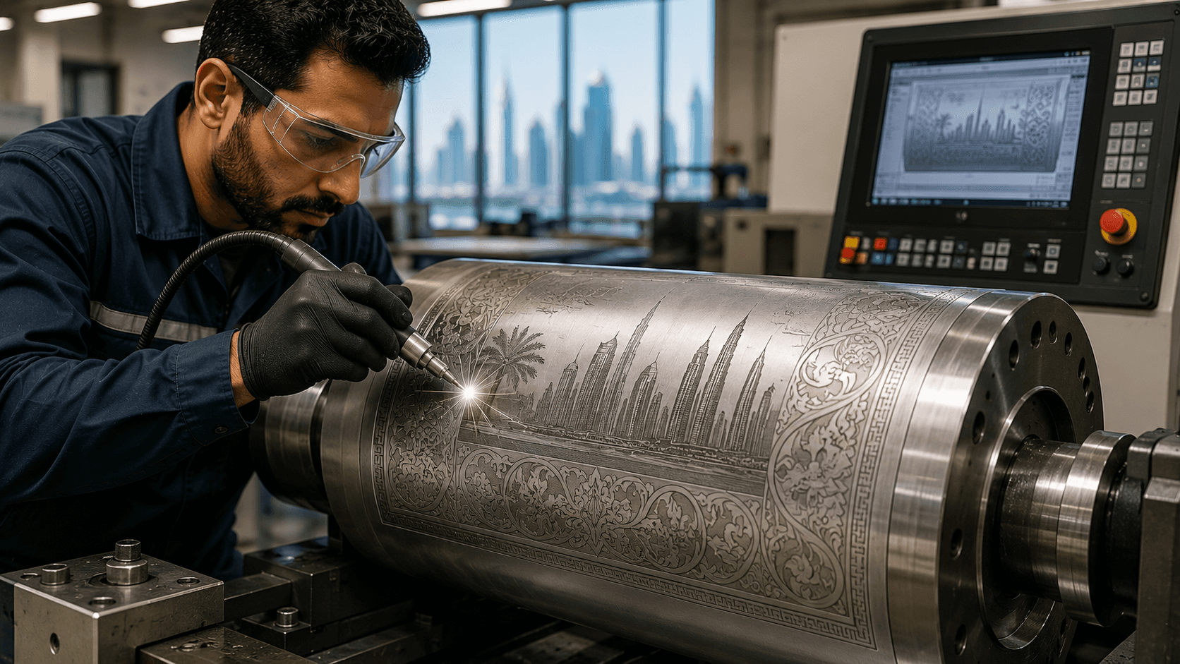 Start a Cylinder Engraving & Gravure Services Business in Dubai