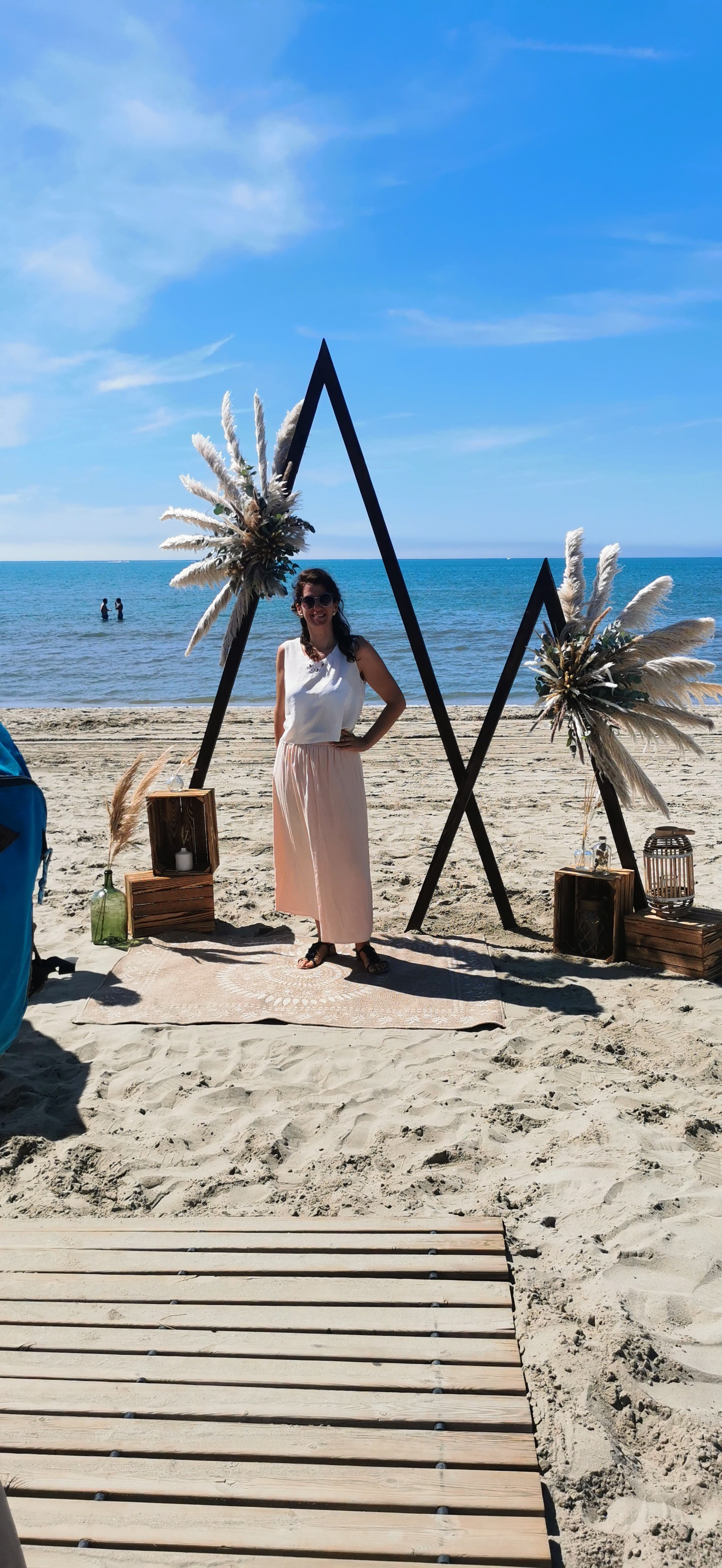 décoration arche plage