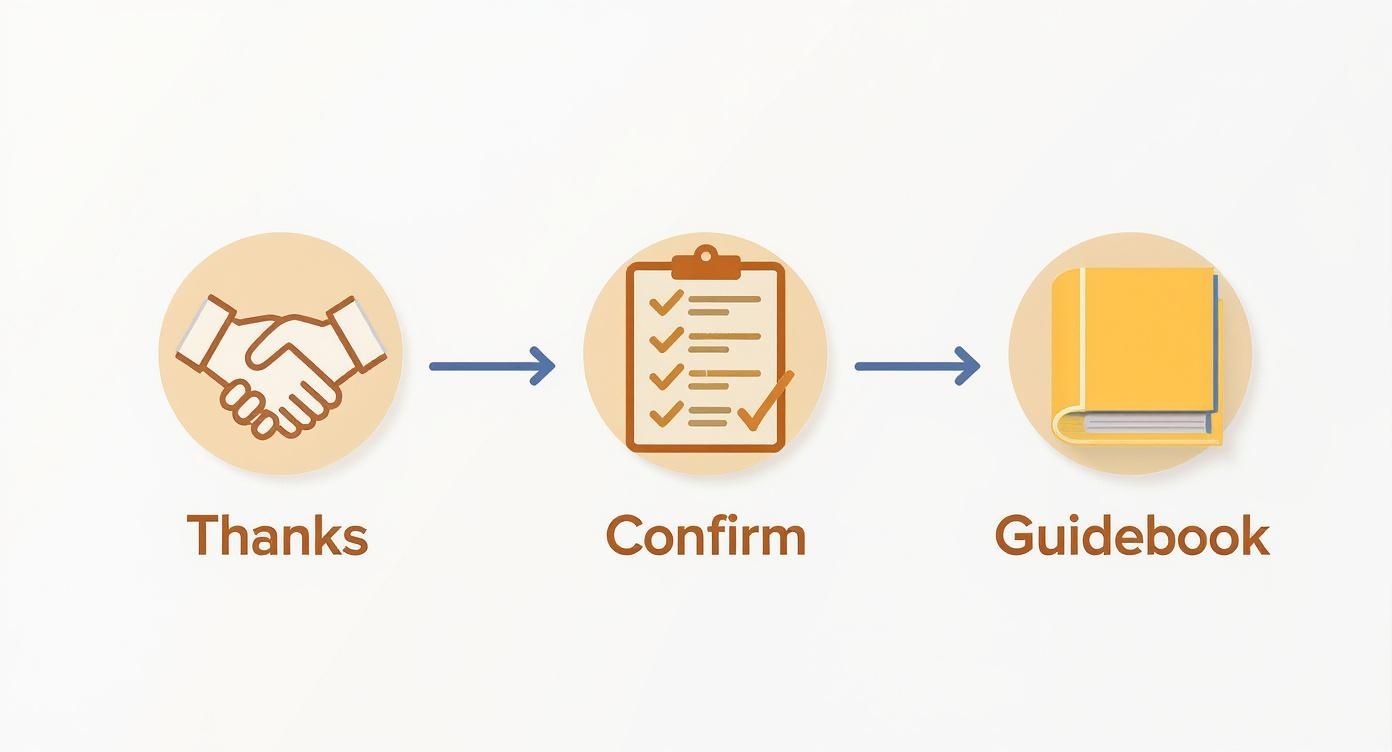 Infographic about automated airbnb messages