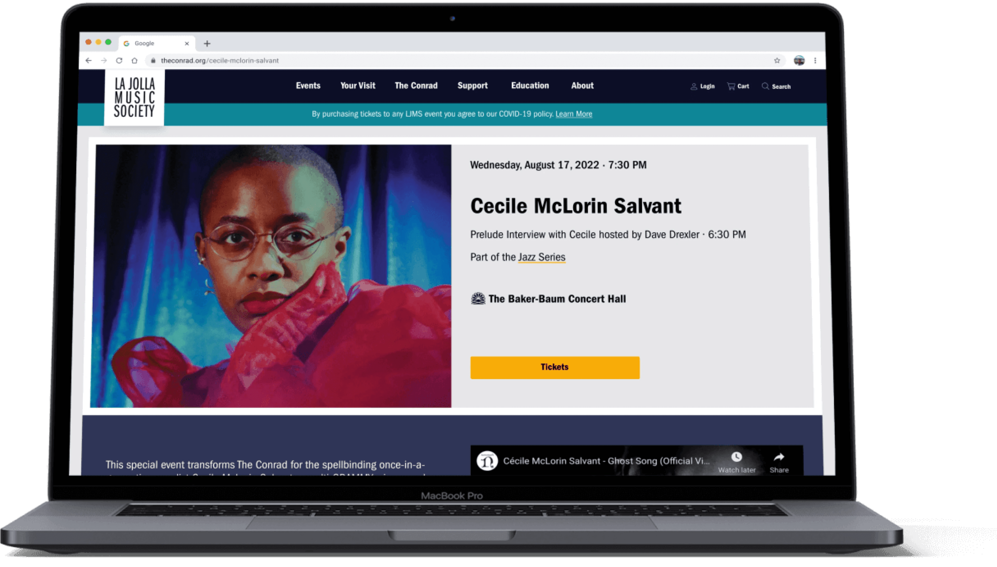 LJMS event detail page
