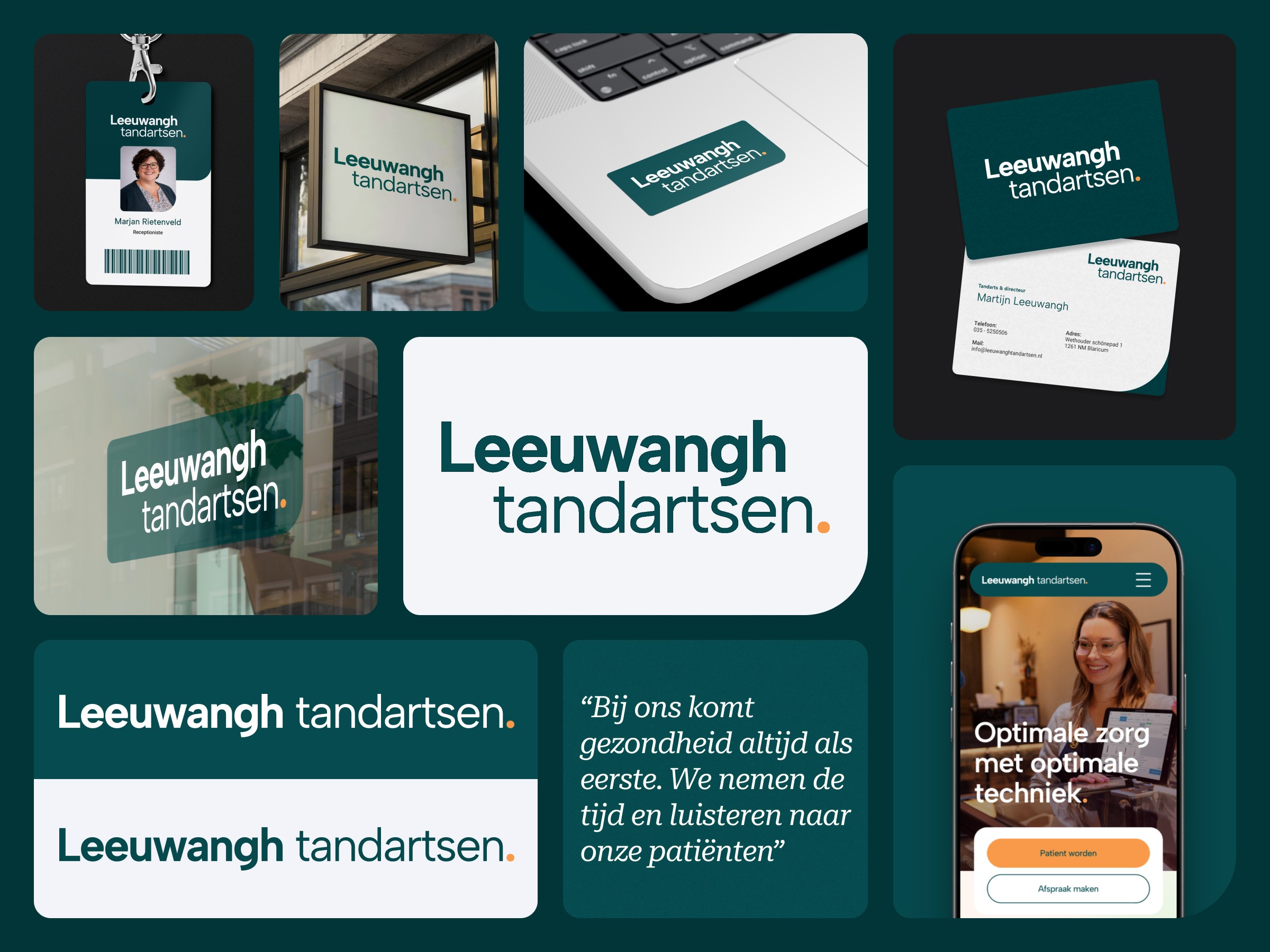 Leeuwangh Tandartsen | Webdesign & Branding 