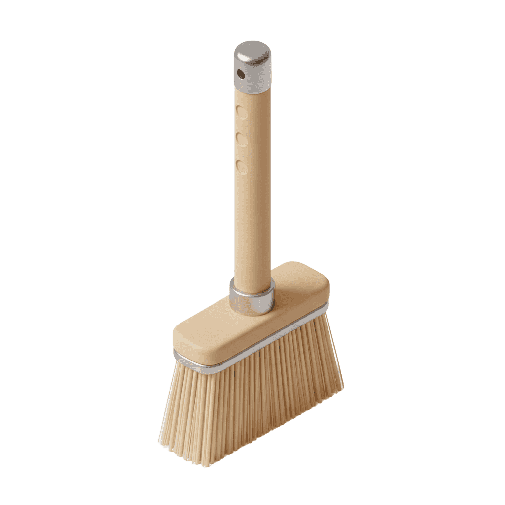 A 3D rendered geometric shape resembling a purple plastic pipe connector with six cylindrical openings arranged symmetrically, showcasing a modern and abstract design. (Background Removed)