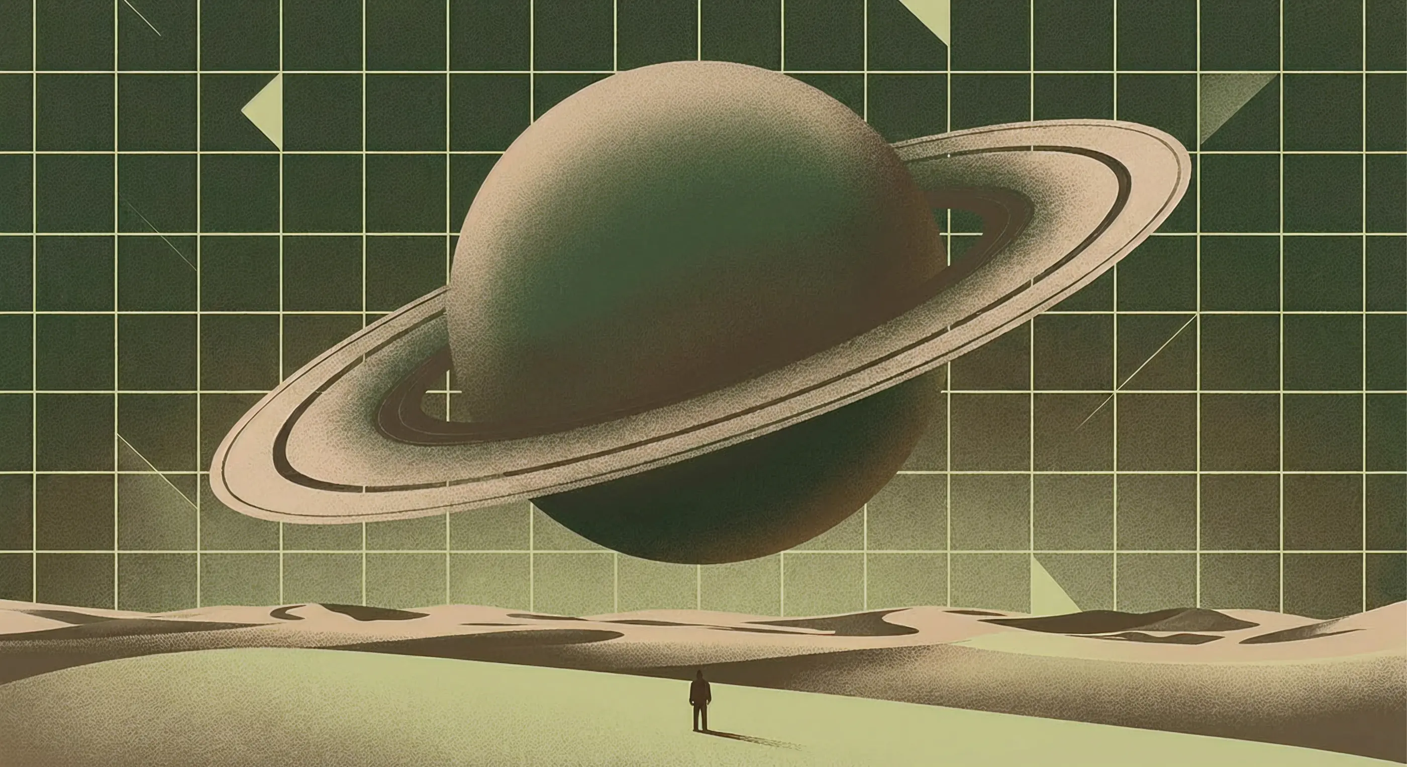 Illustration on a planet