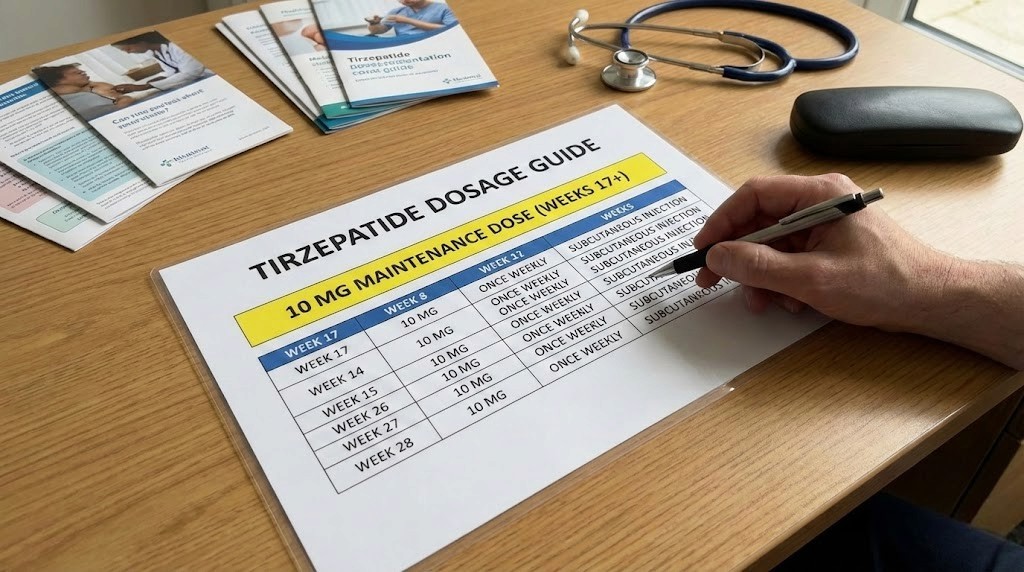 Tirzepatide 10mg dosage chart