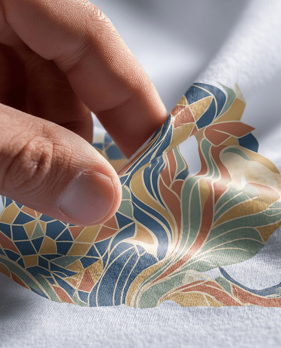 Close-up portrait with neutral expression and light hair