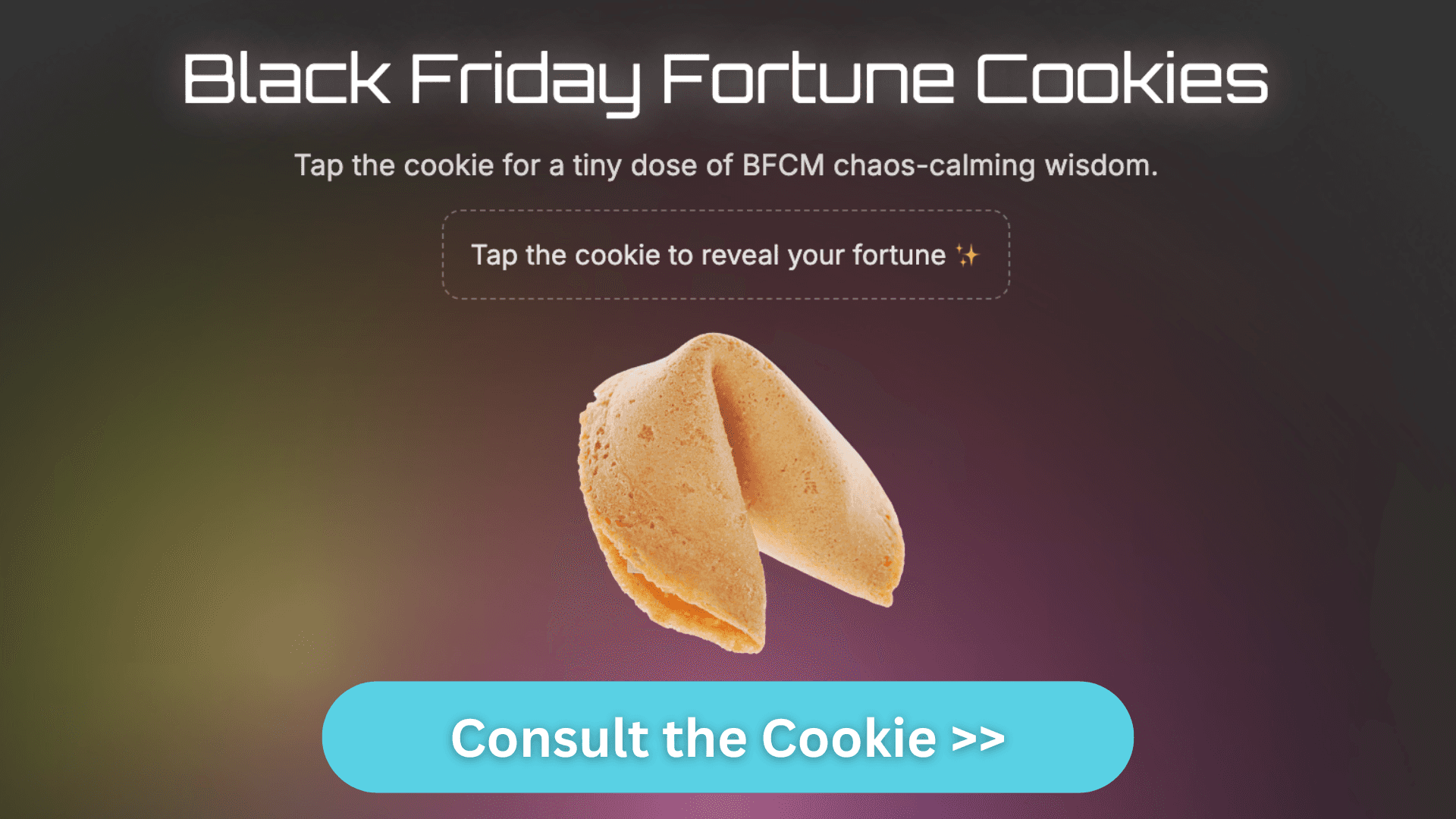 Black Friday Fortune Cookies