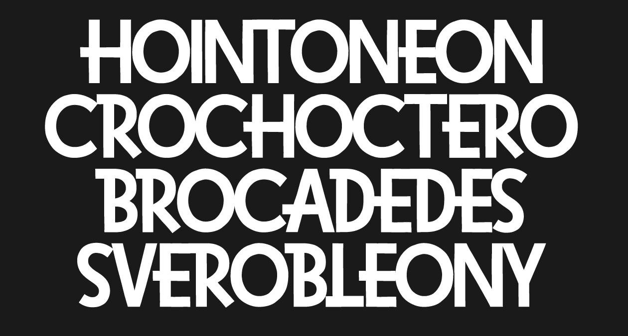 Hessel bespoke sans serif typeface developed for Just Creative by Groteskly Yours Studio