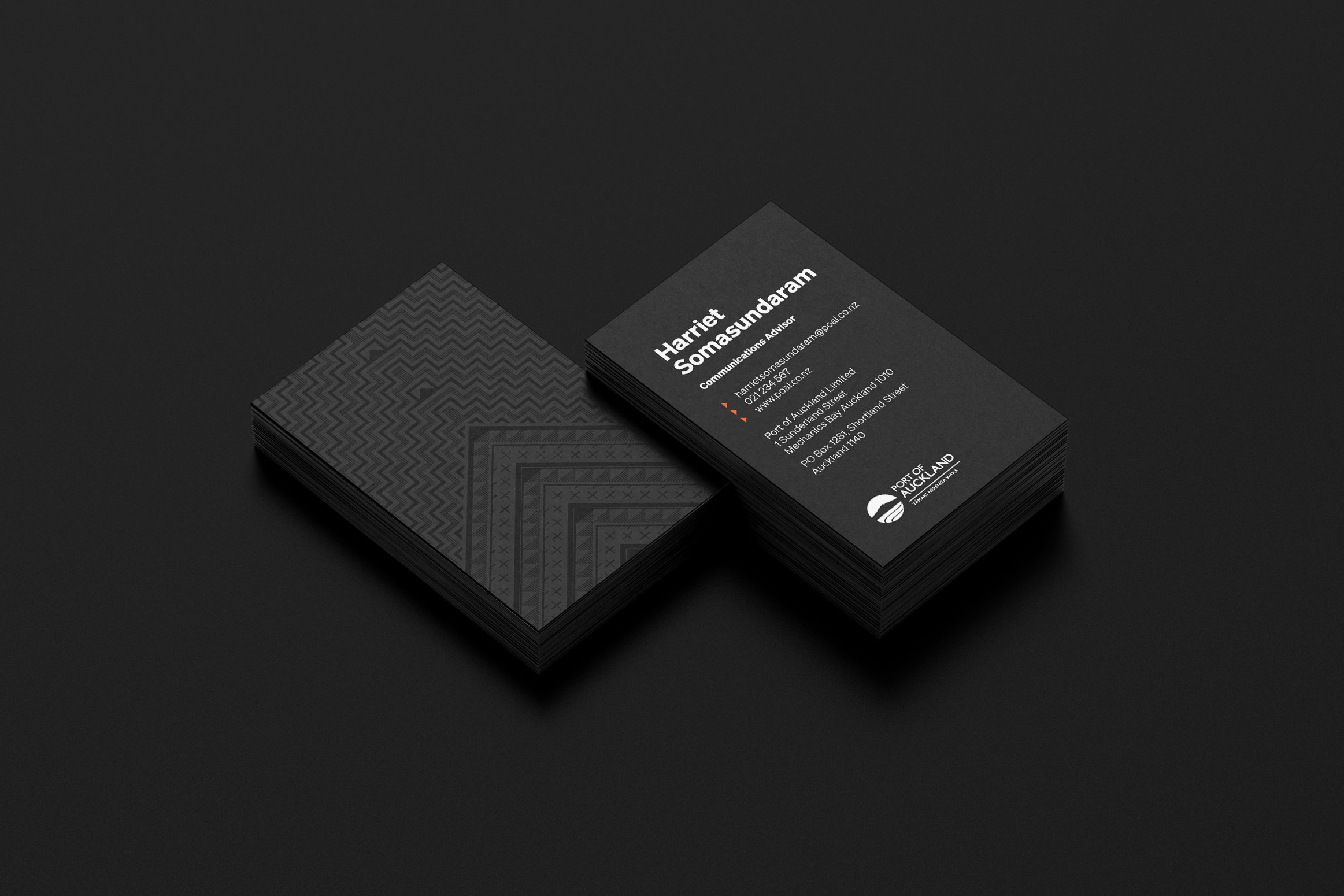 Port of Auckland POAL Business Card