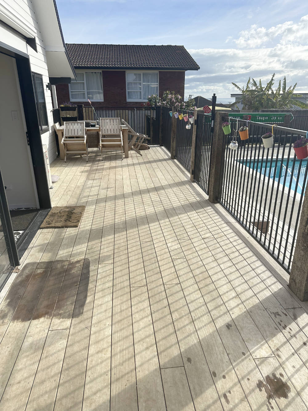 A beautiful new deck and fencing for this premium outdoor area in Maraetai, East Auckland