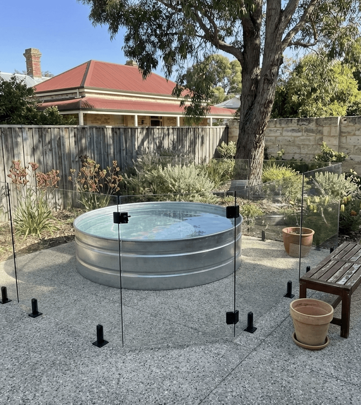 Stock Tank Pool Austalia Deck