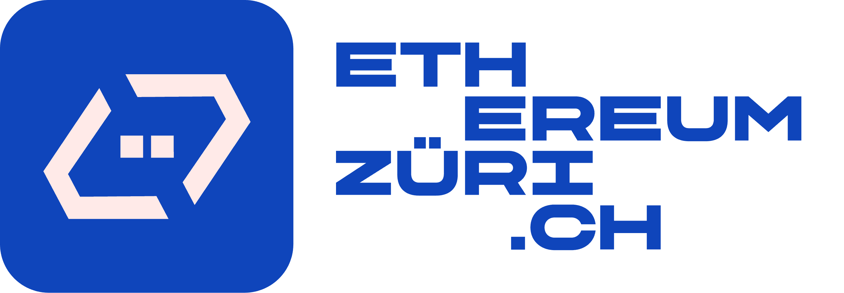 Ethereum Zürich event logo – blue crypto icon and wordmark