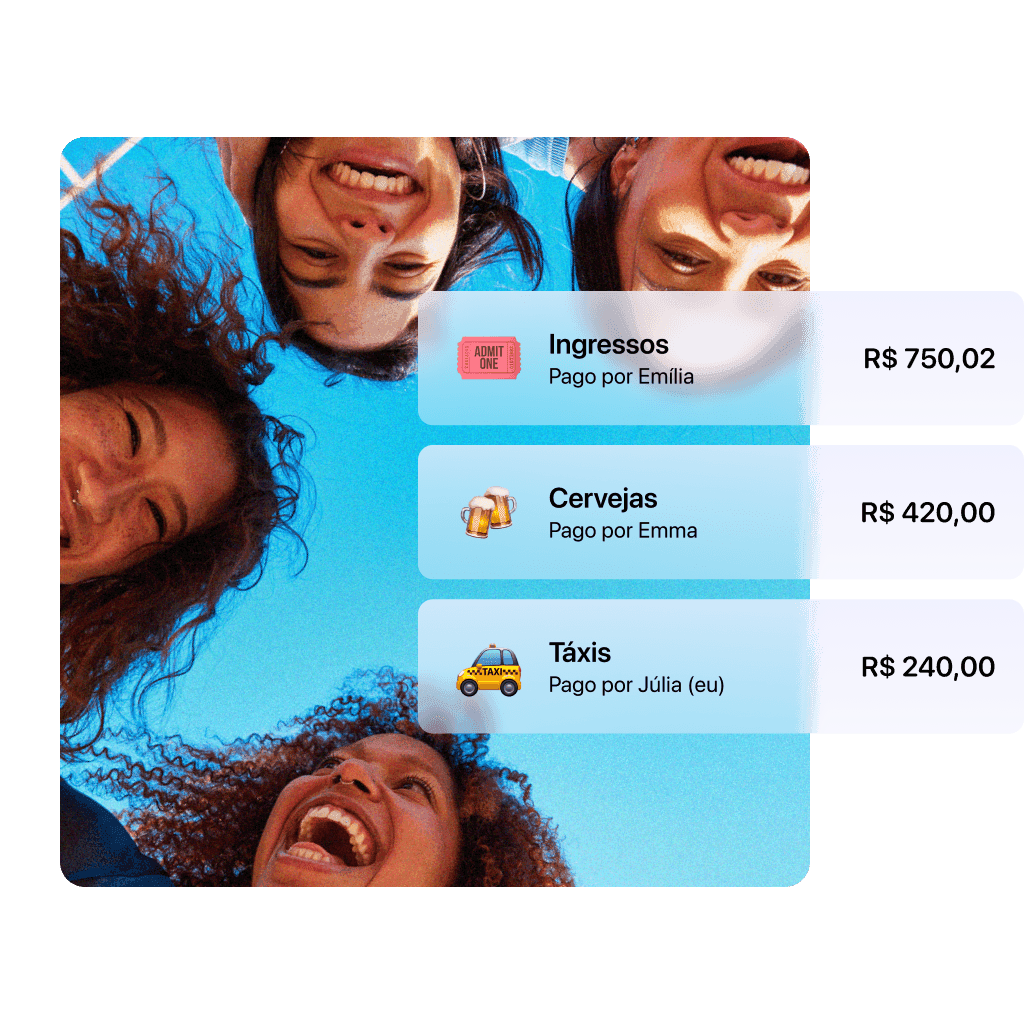 Todo mundo adiciona despesas no tricount