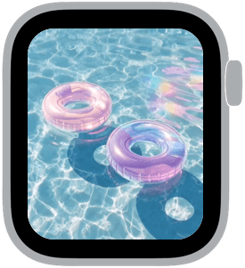 poolside fm Apple Watch face preview 1 featuring 4th of july and summer.