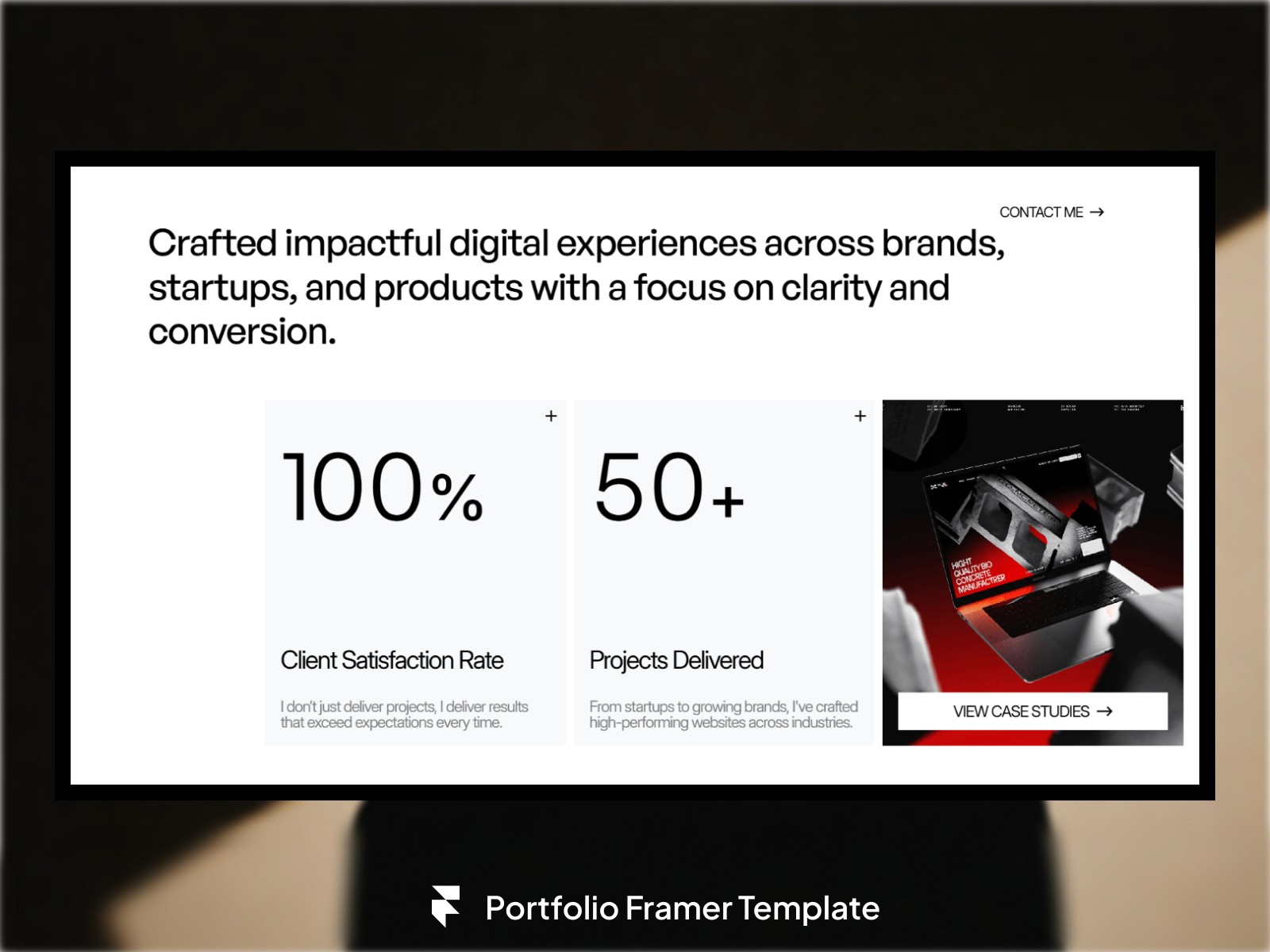 Portfolioz — 极简专业作品集网站设计灵感