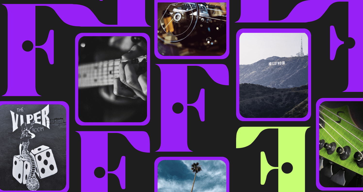 FAIRFAX GUITAR STUDIO, branding and web design by Livalto Palm Springs