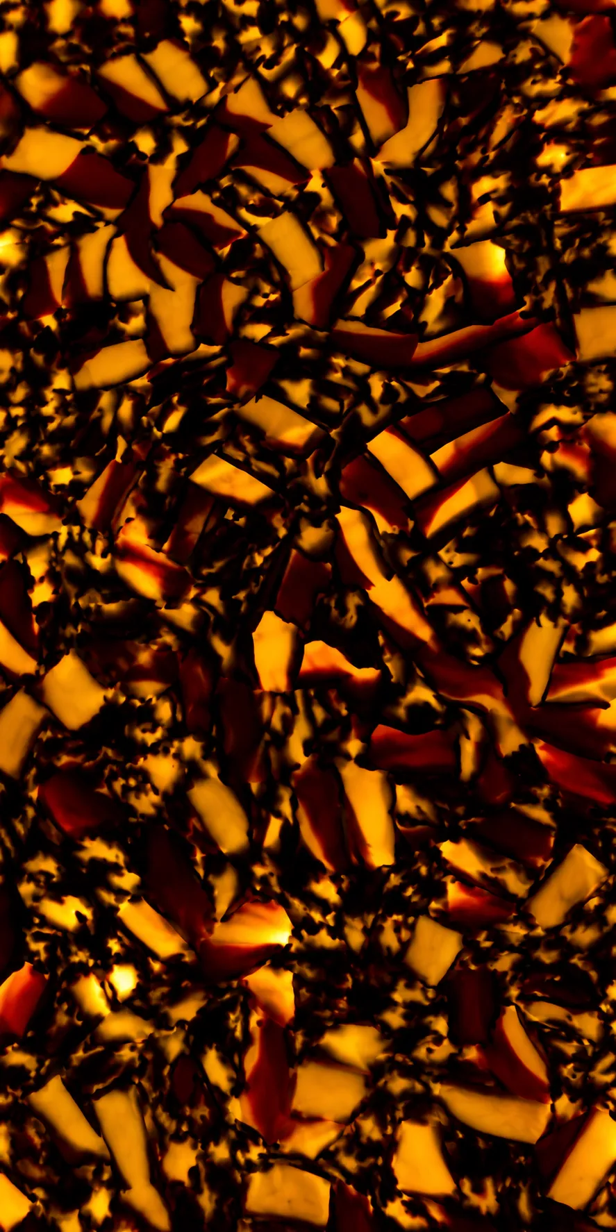 Lastra di acetato di cellulosa tartarugato con frammenti e venature nelle tonalità nero, ambra, marrone e arancio, selezionata per la realizzazione di occhiali artigianali IDIA. Il materiale diventa parte integrante della progettazione su misura di Ottica Dentella ad Ancona, contribuendo al colore, al carattere e all’identità finale della montatura.