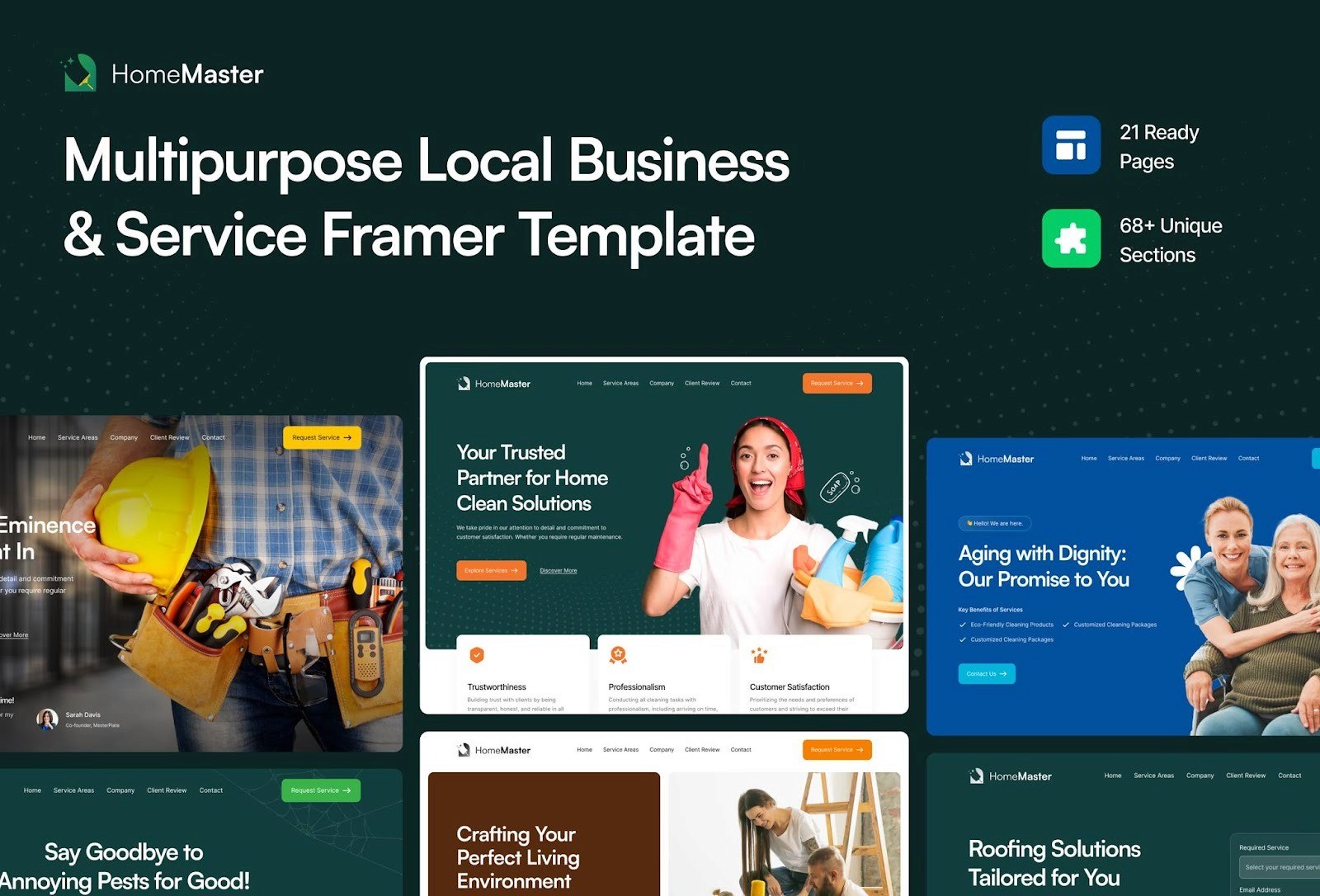 homemaster home services framer template