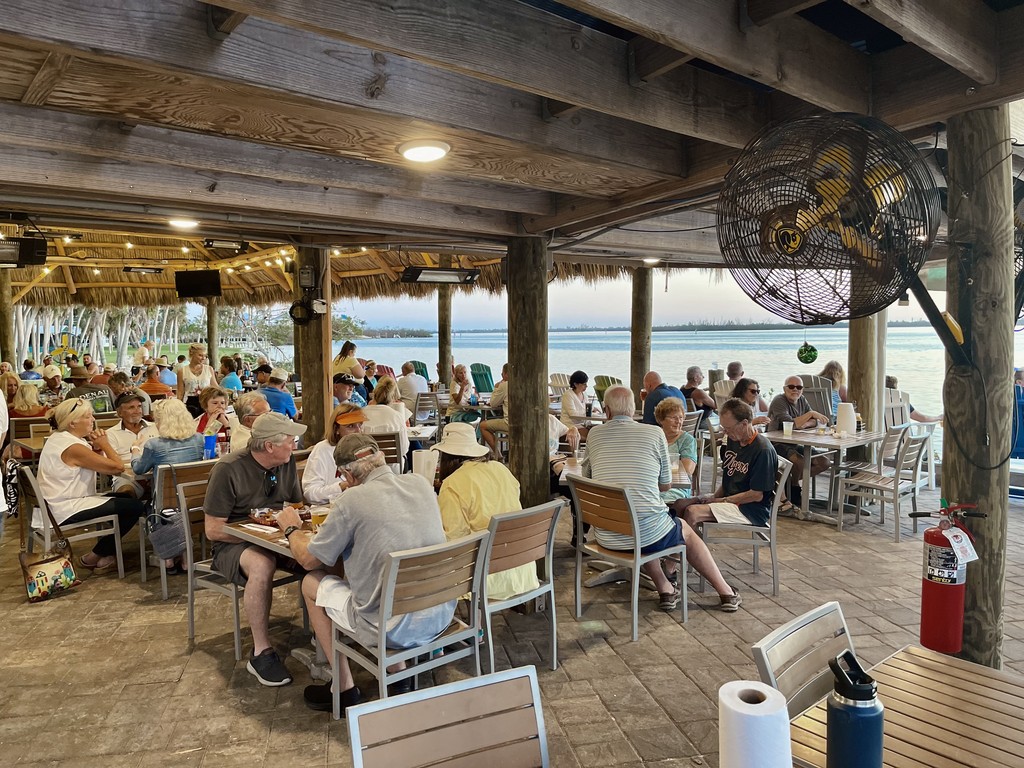 people at lighthouse bar