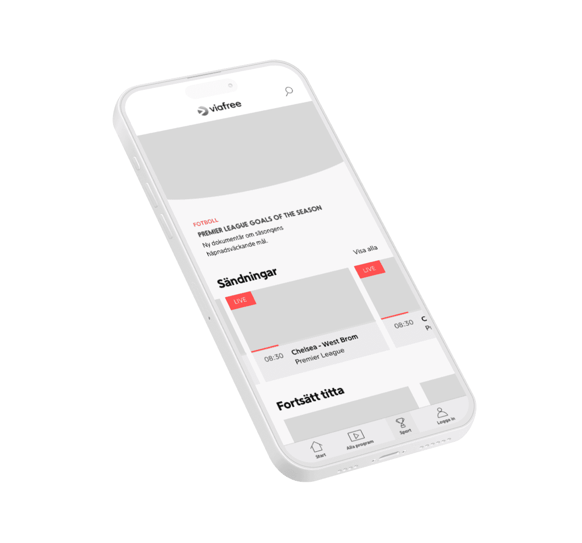 Screenshot of Viafree Phone